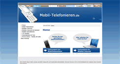 Desktop Screenshot of mobil-telefonieren.de