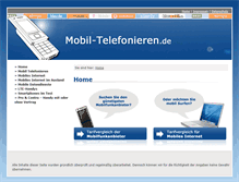 Tablet Screenshot of mobil-telefonieren.de